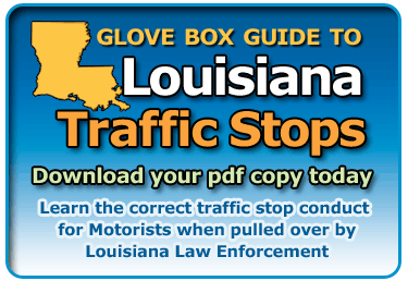 Glove Box Guide to Pointe Coupee traffic & speeding law enforcement stops and road blocks